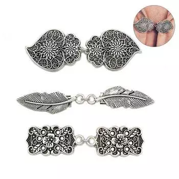 Плащ из сплава в стиле ретро, пряжка на воротнике, зажим в форме листа из искусственного пера, шелковый шарф, шаль, пряжка на талии, фиксированная брошь, зажим для ремня A