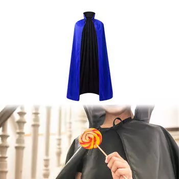 Плащ на Хэллоуин для клубной фотосъемки, переодевания, сценического шоу Black Yellow_75cm