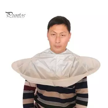 Плащ парикмахера для взрослых, серебристо-серый складной трехмерный фартук для стрижки волос, комбинированный фартук для профессиональной укладки волос серебряный