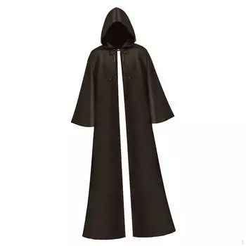 Плащ с капюшоном на Хэллоуин для клубной костюмированной вечеринки, сбора