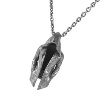 Плащ-шарм ручной работы в темном стиле с ретро и современными панк-влияниями. Портативный аксессуар для фестивального украшения. 1