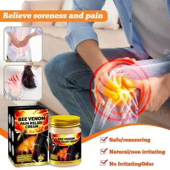 Plaster Bee Pain Relief Cream Обезболивающий крем для снятия боли Массажный крем для мышц One Size белый