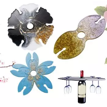 Гипсовая форма для литья мыла из эпоксидной смолы, форма для подставки под чашку, форма для хрустальной подставки под вино, форма для автомобильной кружки, форма для литья из смолы 2