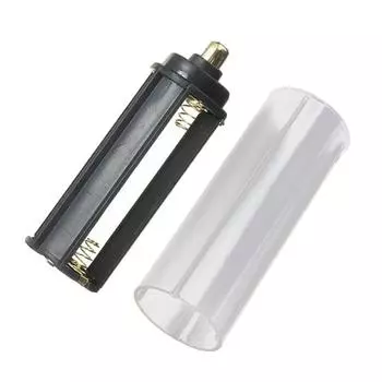 Plastic 18650 Battery AAA Battery Sheath Tube Torch Lamp Holder Case for Flashlight