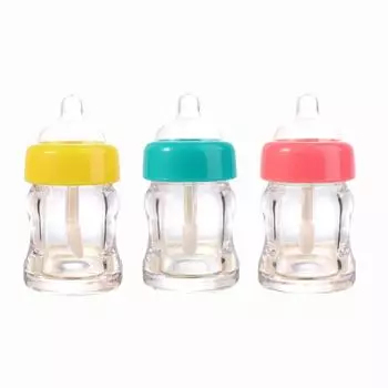Plastic 7ml Cosmetic Container DIY Empty Lip Gloss Tube Refillable Bottle Lip Gloss Bottle Milk Bottle Shape blue