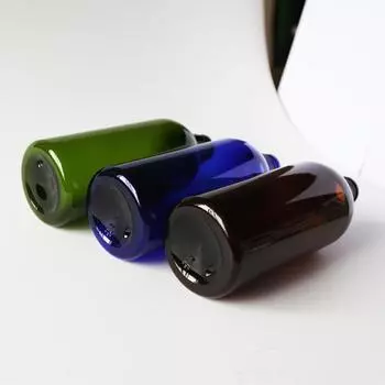 Plastic Bottles Shampoo Shower Gel Bottle Pure Dew Bottle Blue Brown Green Shampoo Shower Gel Conditioner Bottle