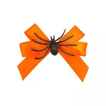 Plastic Bowknot Hairpin Funny Halloween Head Wear Spider Hair Clip Costume Party