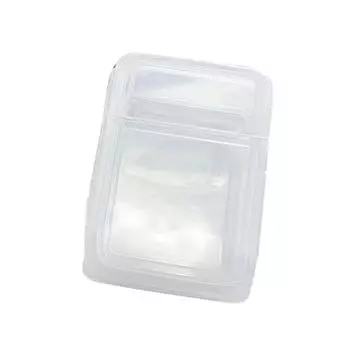Plastic Card Film Storage Box Transparent Flip Lip Card Holder Box Photocard Storage Box DIY