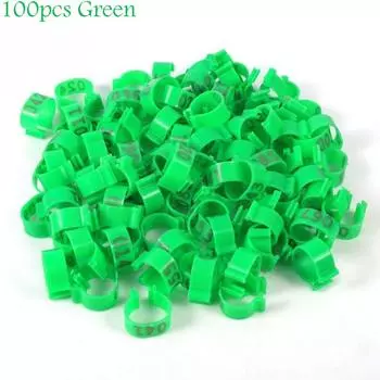 Plastic Chicken Ducks Poultry Bird Appliances Farm Supplies Leg Bands Rings Foot Clip Rings