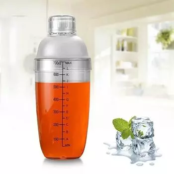 Plastic Cocktail Shaker 350ml/530ml/700ml/1000ml Wine Beverage Mixer Wine Shaker Cup Drink Mixer Barware Bar Tool
