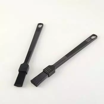 Пластиковая щетка для чистки кофемолки Soft Profession Espresso Brush Kit Многофункциональная натуральная кофейная щетка для пудры светло-серый