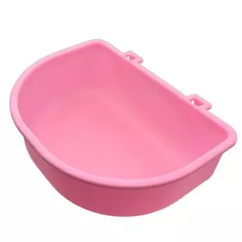 Plastic Dog Hanging Bowl Durable Cat Hanging Drinking Bowl Portable Pet Flight Case