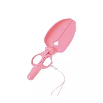 Plastic Dog Pooper Scooper with Hanging Rope Pet Poop Scissor Scoop Pet Poop Pickup Clip Walking