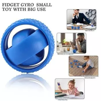 Plastic Fingertip Spinning Gyroscope Multi-function Decompression Toy Anxiety Relief 5