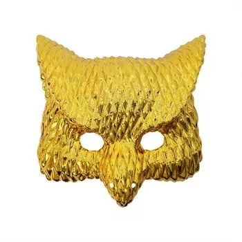 Plastic Full Face Mask Elastic Rope Masquerade Props Personalized Halloween Masks Festival Style B