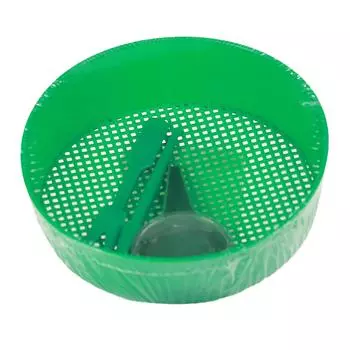 Plastic Garden Soil Sieve Lightweight Plastic Gardening Rock Compost Sifter for Sand Rocks Dirt