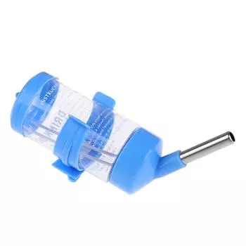 Plastic Hamster Drinker Water Bottle Dispenser Feeder Hanging Fountain 125ML