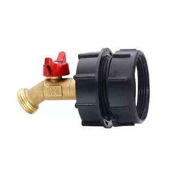 Plastic IBC Tank Fittings S60X6 Coarse Threaded Cap 60Mm Female Thread To 1/2 3/4 1 Adapter Connector DIY Accessories