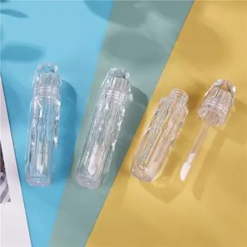Plastic Lip Gloss Tube Transparent Cosmetic Container Lipstick Empty Tube Travel Essentials 1 pc