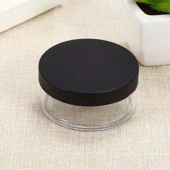 Plastic Loose Powder Jar Portable Empty Powder Case Convenient Dispersion Powder Box Gift 15g-F3