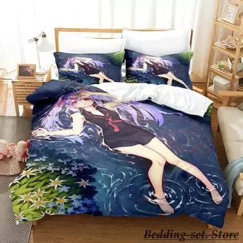 PLASTIC MEMORIES Bedding Set Single Twin Full Queen King Size Bed Set Adult Kid Bedroom Duvetcover Sets Anime parure de lit Bed 70x133cm 2pcs