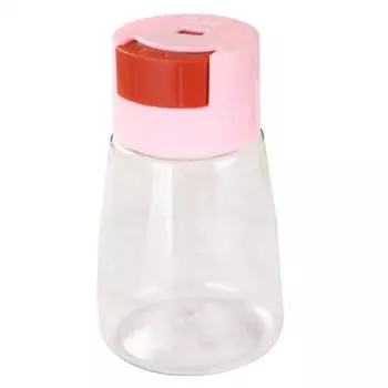 Plastic Metering Salt Bottle Transparent Quantitative Salt Dispenser Barbecue