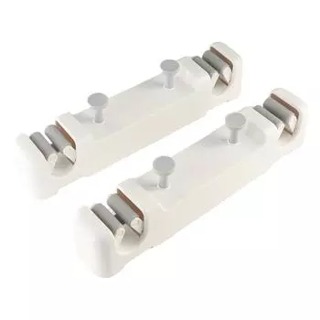 Plastic Mop Broom Holder Self-Adhesive Mop Clamp Multi-functional Wall Mounted Mop Holder Kitchen белый