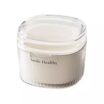 Plastic Orthodontic Retainer Invisible Soaking Retainer Cleaning Case Moisture-proof Space Saving Braces Invisible Box for Home