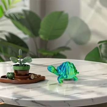 Plastic Simulated Animal Model Movable Joints Stress Relieving Toys Small Models Collection Style F