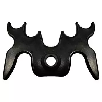 Plastic Snooker Billiards Cue Rack Light Weight Billiard Cue Rest Bridge Slip-On Portable Mooseheads Bridge Head