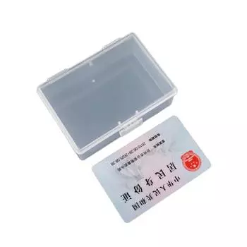 Пластиковый ящик для хранения косметики, прозрачный квадратный пластиковый ящик с алмазной росписью 1pc