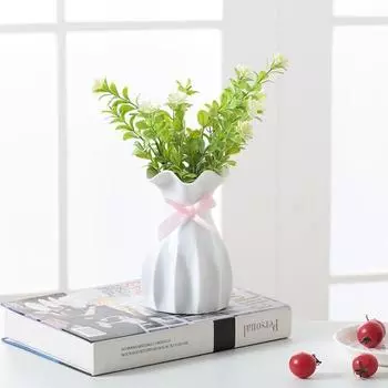 Plastic Vase Handmade Flower Decoration Creative Bottle Flower Arrangement Sense