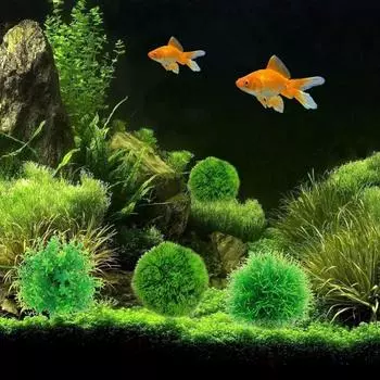 Plastic Water Grass Ball Simulation Artificial Water Plants Aquatic Plants Ball For Fish Tank style 1