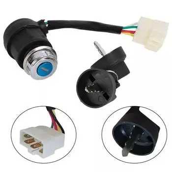 Пластик ABS+металлический выключатель зажигания, аксессуар, легко устанавливается