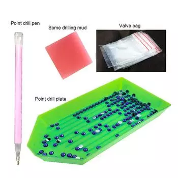 Пластик DIY Высокое качество вышивка крестиком ручка пинцет инструменты 5D алмазная живопись мозаичный клей популярные аксессуары 1 комплект ювелирных аксессуаров
