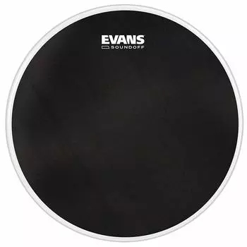 Пластик для барабана EVANS Evans с высоким уровнем звукопоглощения, черный сетчатый материал, SoundOff Bass Drumpad BD22SO1 22 дюйма []