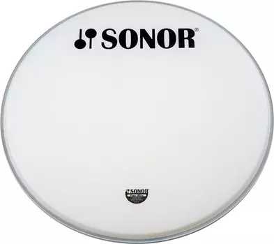 Пластик для бас-барабана SONOR 20 дюймов, белый с логотипом SN-BP20W/L белый