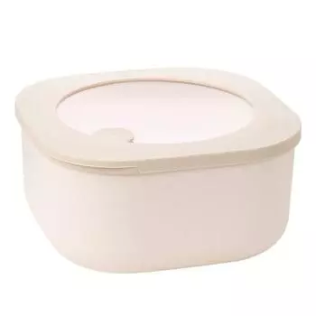 Пластик для офисных многоцветных герметичных контейнеров для ланч-боксов S жёлтый