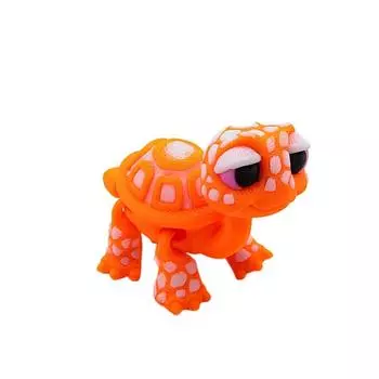 Пластиковая 3D-печатная модель черепахи Изысканные настольные украшения Модель имитации животного Праздничные подарки Style 1