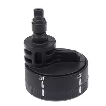 Пластиковая 5 в 1 регулируемая насадка для 1/4-дюймовой беспроводной мойки высокого давления, очистителя, водяного пистолета, насадки для шланга чёрный