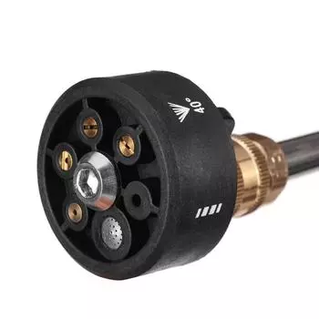 Пластиковая 6 в 1 регулируемая насадка для 1/4-дюймовой беспроводной мойки высокого давления, очистителя, водяного пистолета, насадки для шланга, аксессуара для мойки автомобиля