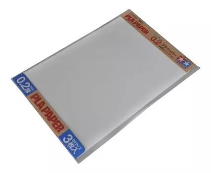 Пластиковая бумага Tamiya Fun Craft Series плотная B4 размер 70209 № 209 0,2 мм (3 листа)
