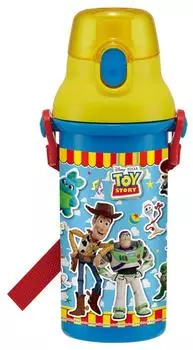 Пластиковая бутылка для воды Skater 480 мл с ионами серебра антибактериальная Disney Toy Story 22 Boys Сделано в Японии Детская Ag+ PSB5SANAG-A