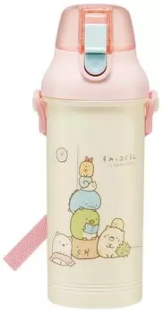 Пластиковая бутылка для воды Skater 800 мл антибактериальная Sumikkogurashi для девочек, сделано в Японии, детская PSB8RAG-A