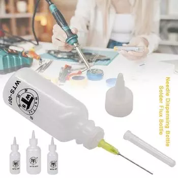 Пластиковая бутылка для жидкого спирта, практичная WTS001 WTS002, 50 мл, 100 мл, диспенсер для воды, флюс для пайки