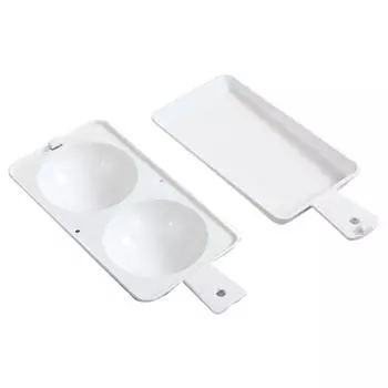 Пластиковая чашка для яиц в микроволновой печи, простая в очистке и уходе, здоровая полипропиленовая форма для самостоятельной готовки яиц в микроволновой печи