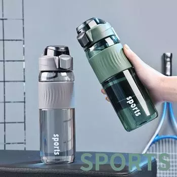 Пластиковая чашка для воды, большая емкость, студенческая спортивная чашка, пищевая мужская и женская красивая автомобильная уличная специальная спортивная бутылка 700ml