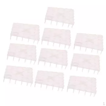 Пластиковая доска для нижнего фильтра для аквариума, 10 шт. Black Open