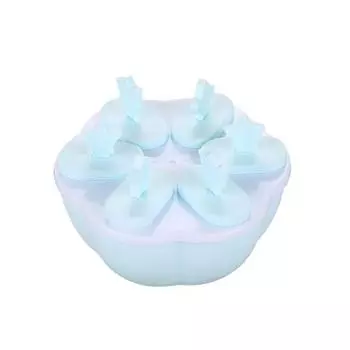 Пластиковая форма для мороженого, лоток для мороженого, куб, DIY кухонный инструмент с крышкой синий