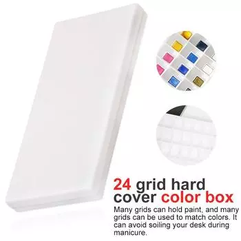Пластиковая гуашь Акриловая живопись Детское искусство Рисование Акварельная сетка Цветовая палитра Принадлежности для рисования белый